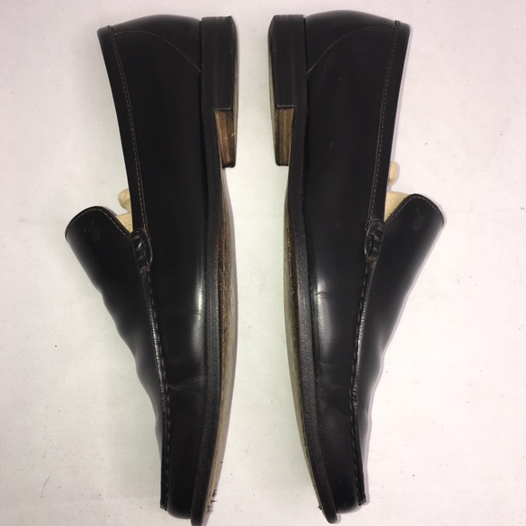 Tod’s Leather Loafers Slip-Ons Size 8.5 - Picture 6 of 8